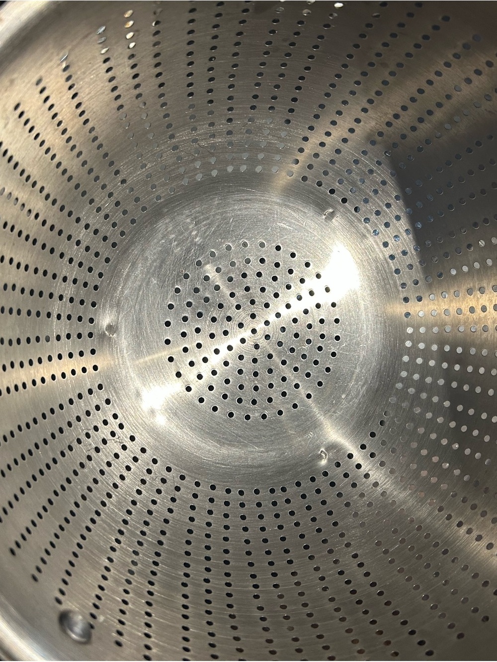 Stainless Steel strainer Bowl - Silver